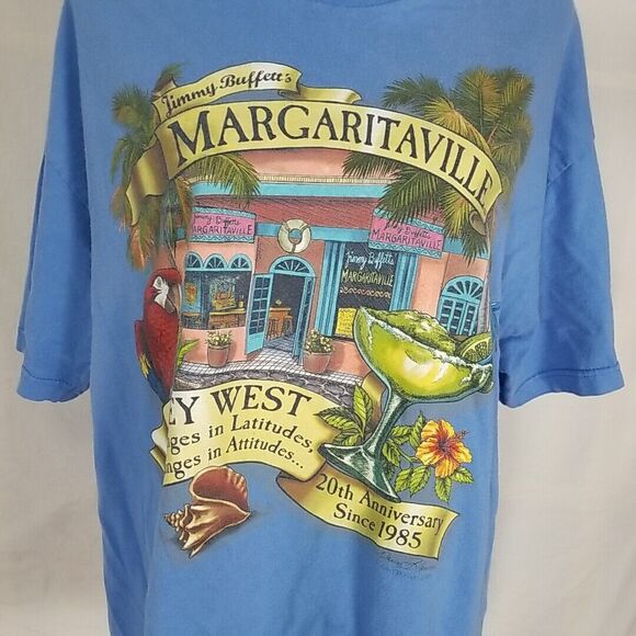 Jimmy Buffett Margaritaville T-Shirt, XL KEY WEST Florida, Changes in Latitudes - Picture 2 of 11